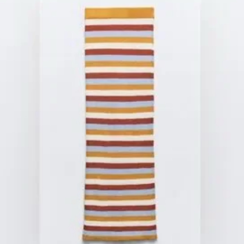 Zara Multicolor Striped Maxi Skirt